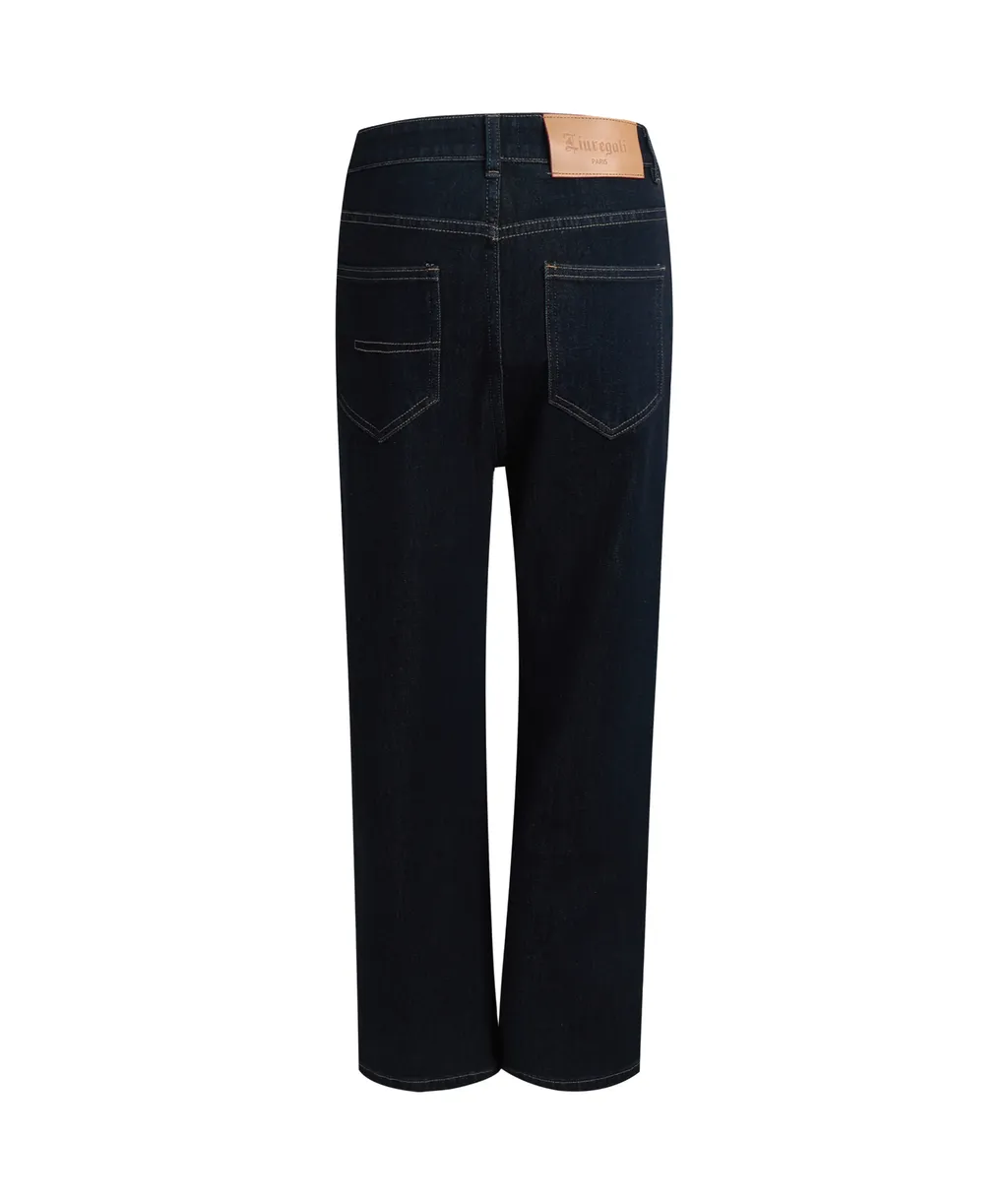 Button Zipper Jeans Pants