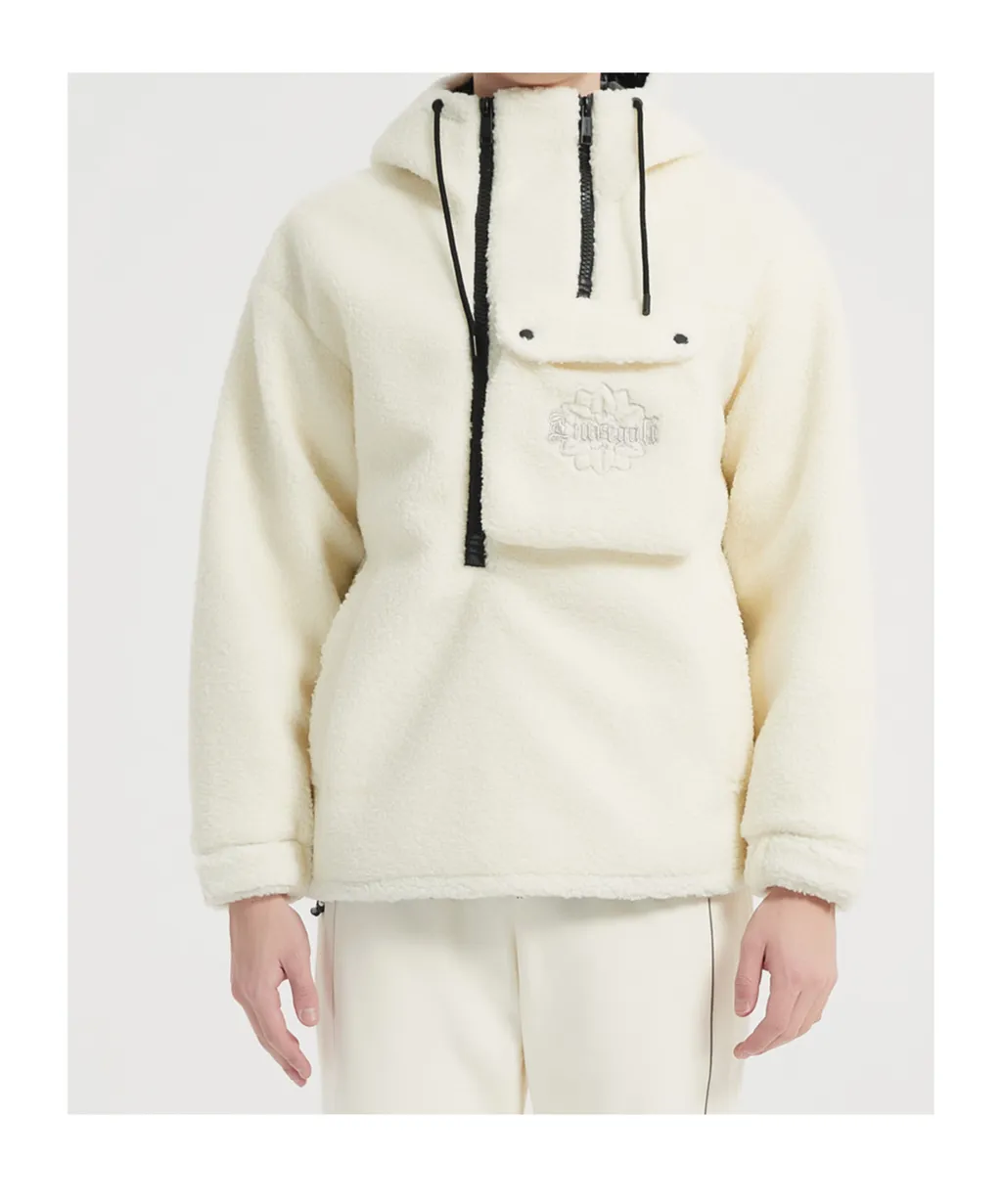 Embroidery Logo Hooded Down Jacket