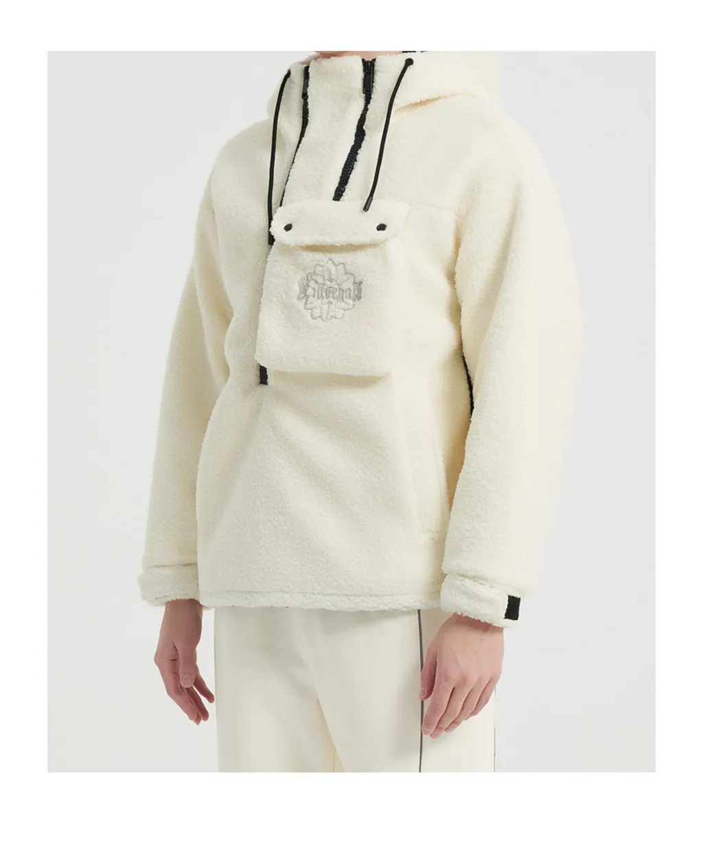 Embroidery Logo Hooded Down Jacket
