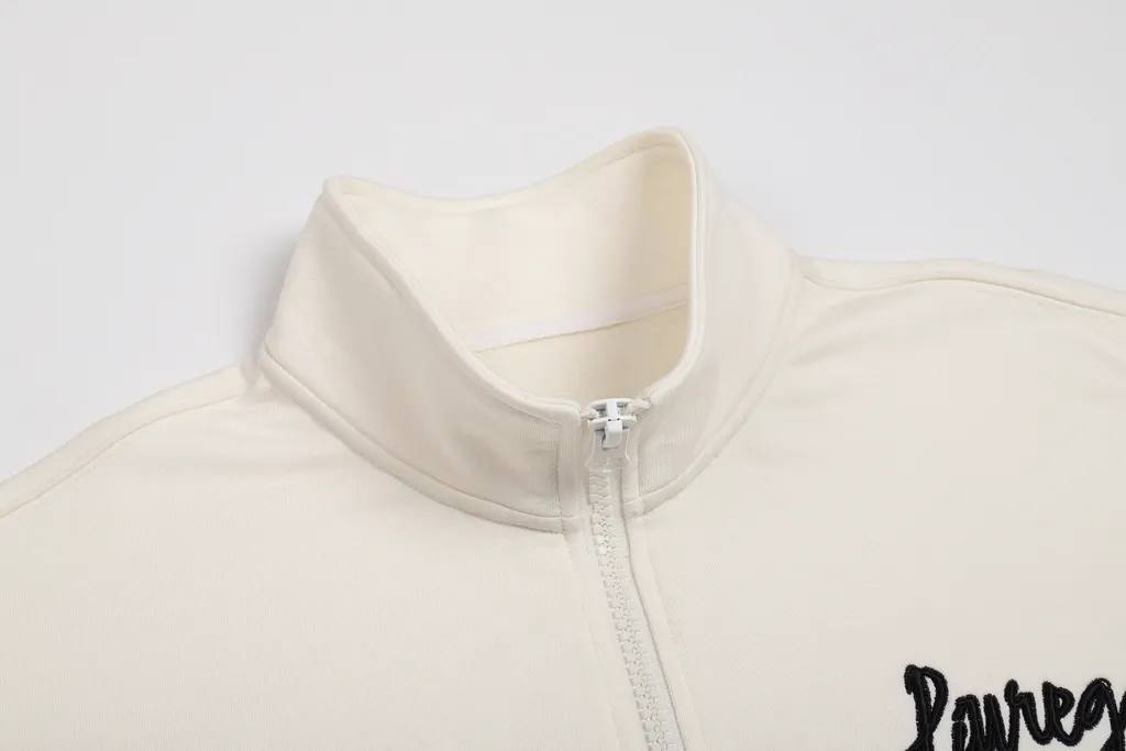 Long-Sleeved Logo Casual Jacket