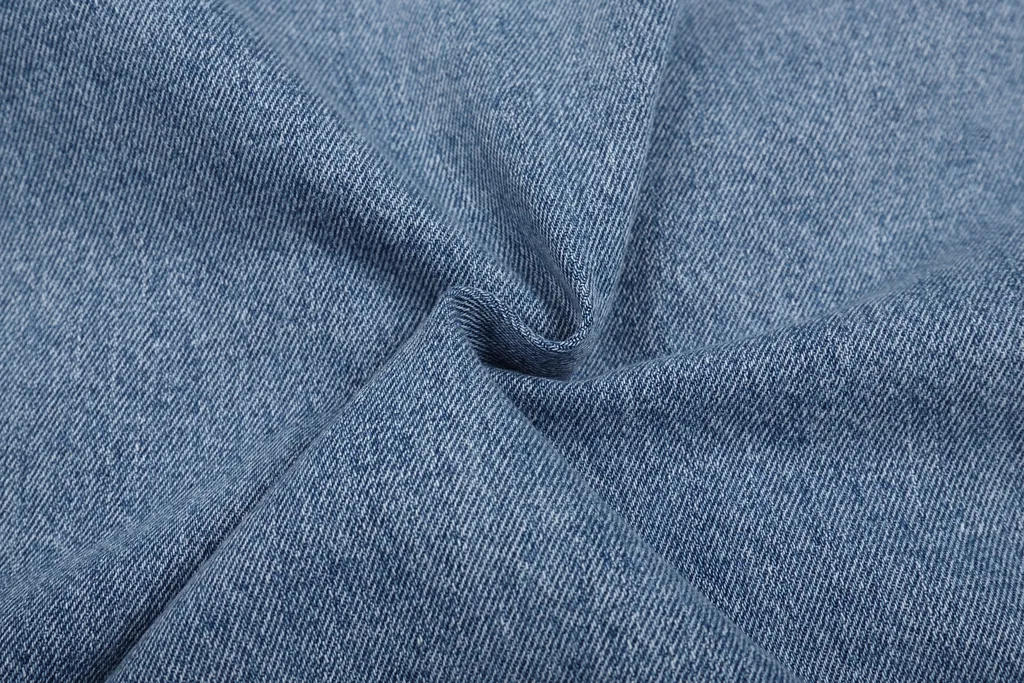 Stitched Long-Sleeved Denim Shirt