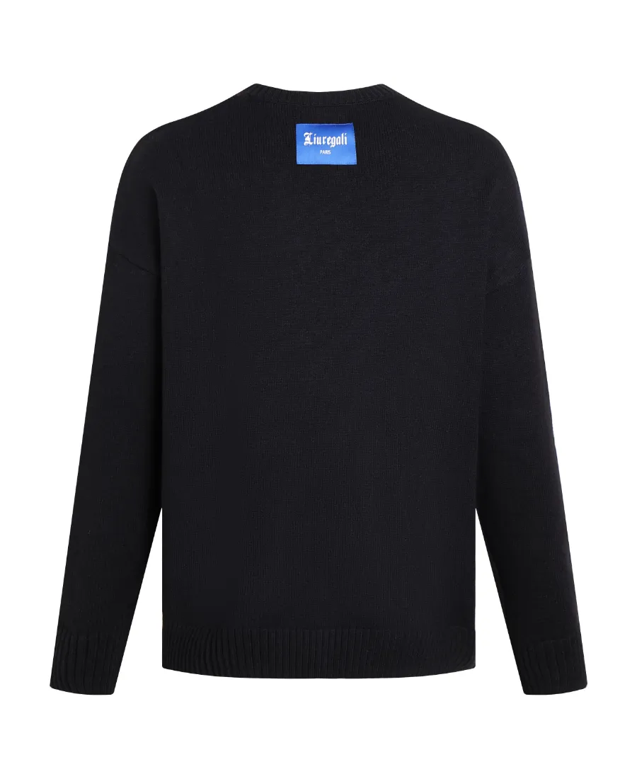 Earth Jacquard Pattern Pullover