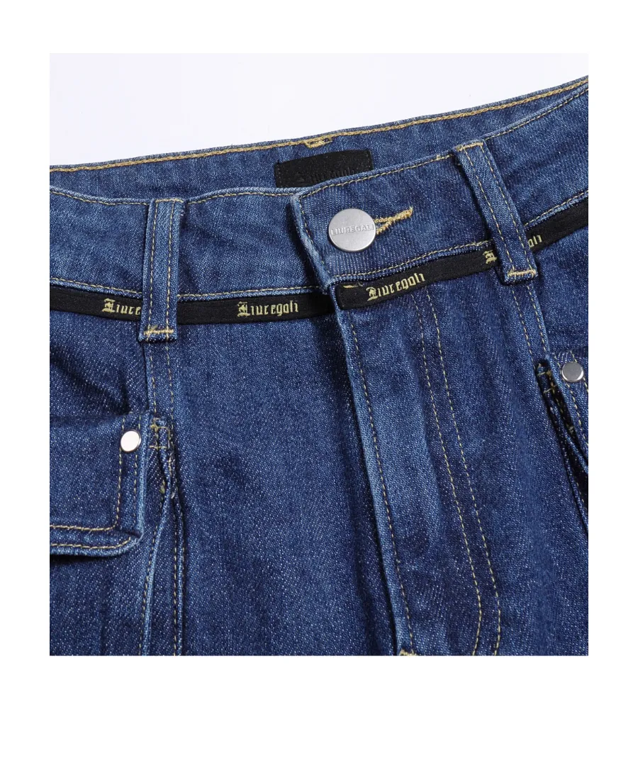 Logo Overalls Jeans
