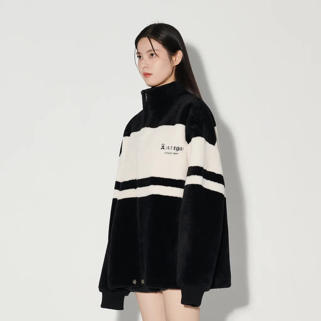 Logo Collar Casual Jacket