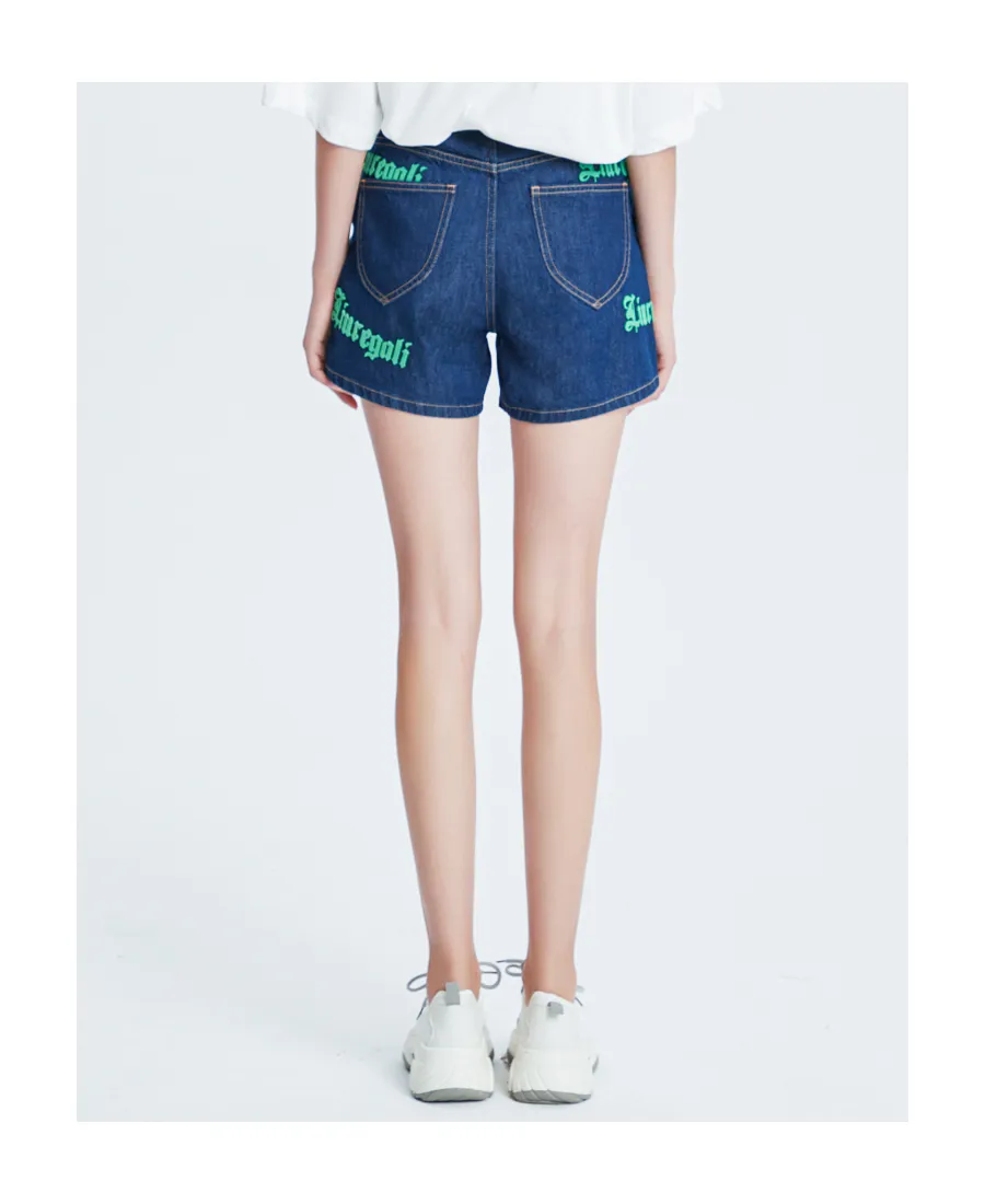 High Waist Denim Shorts
