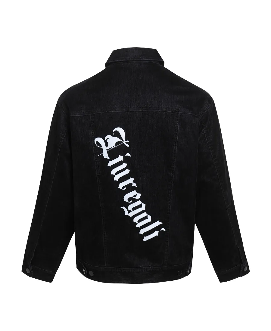 Logo Denim Coat