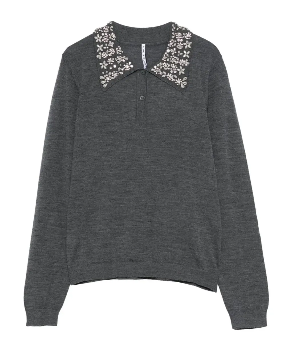 Fabienne Embellished Collar Knitwear