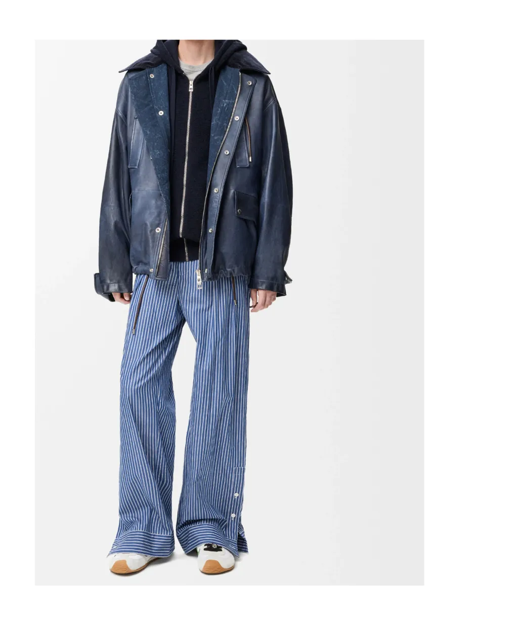 Anagram Zip-Up Hoodie In Wool
