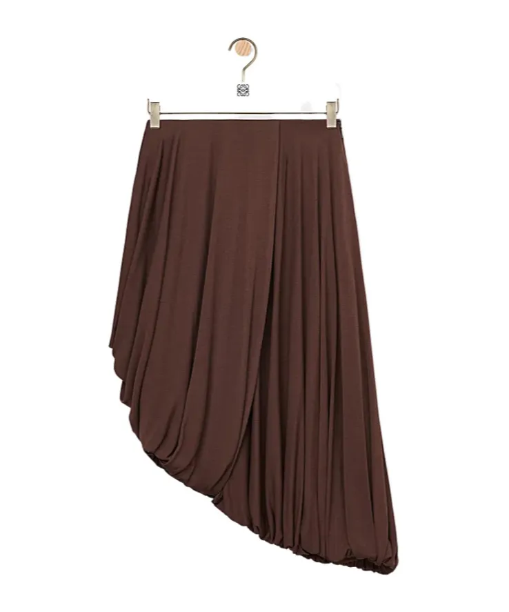 Draped Viscose Skirt