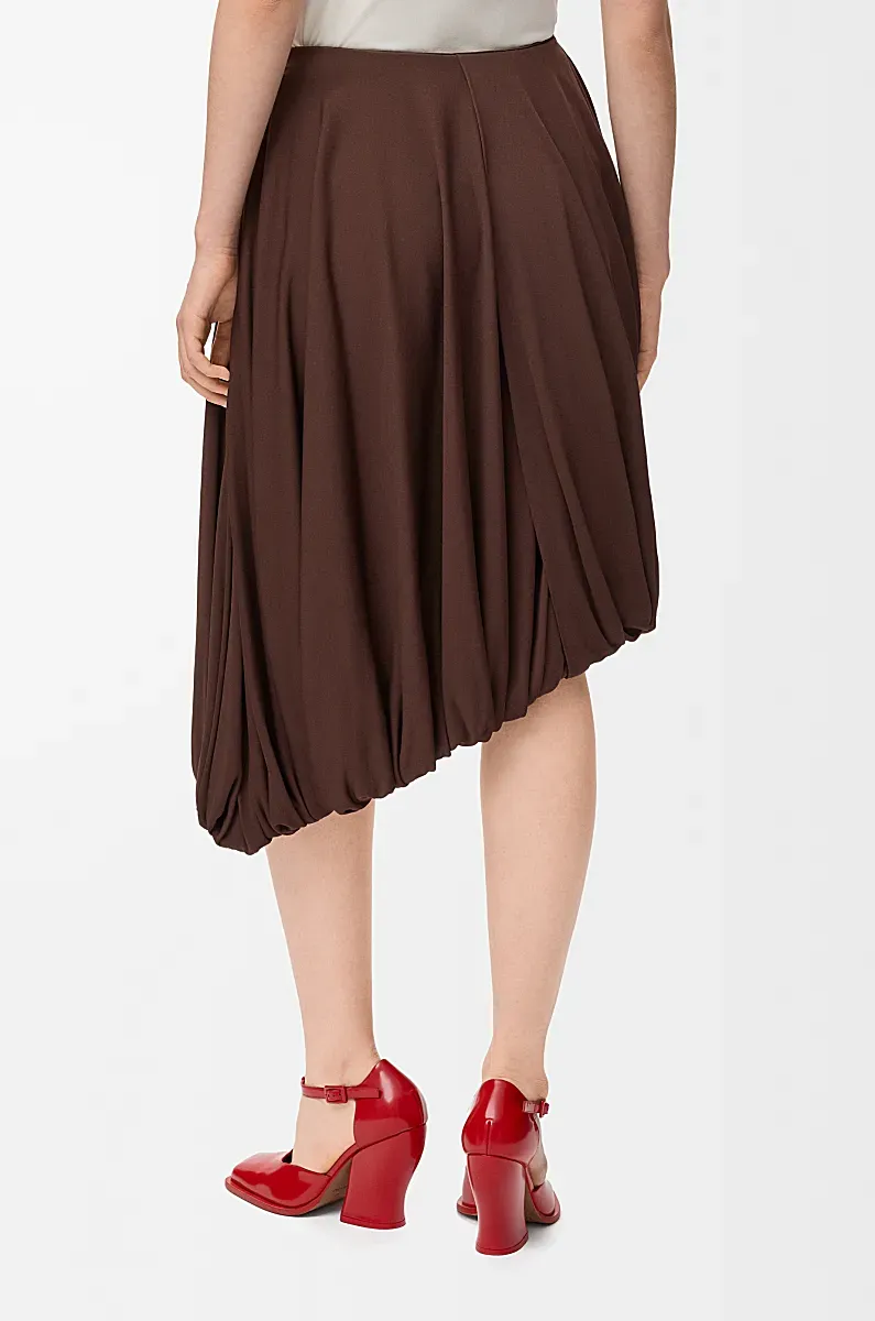 Draped Viscose Skirt