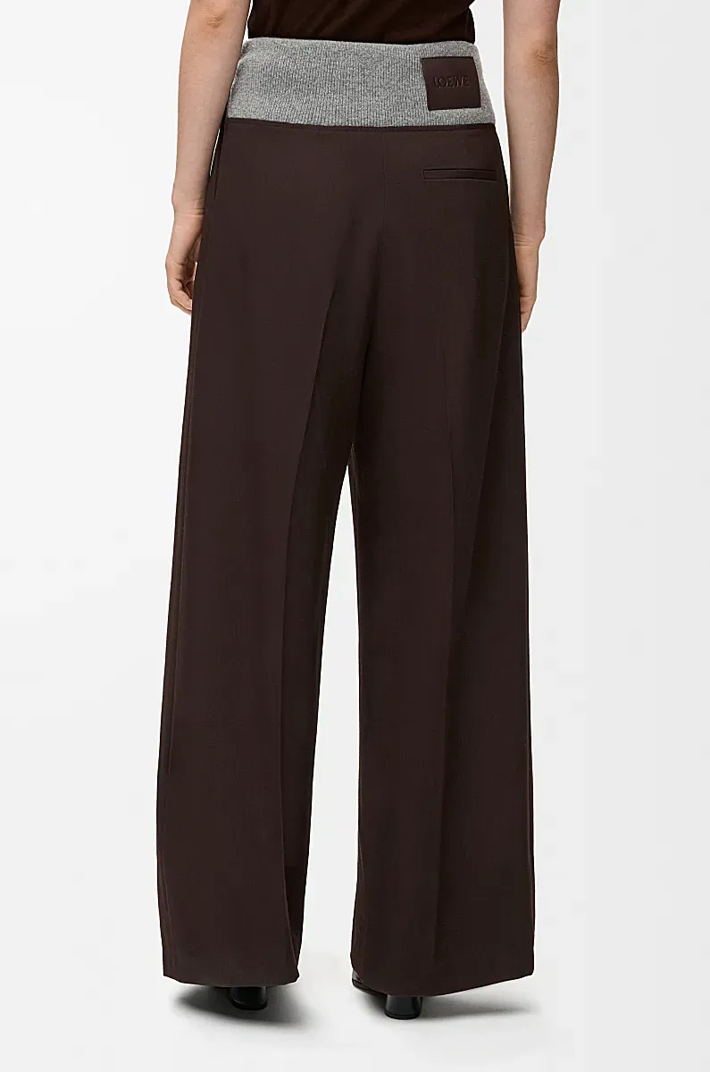 Straight Leg Pleated Pants