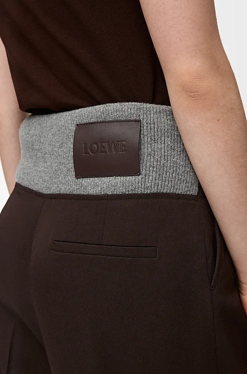 Straight Leg Pleated Pants