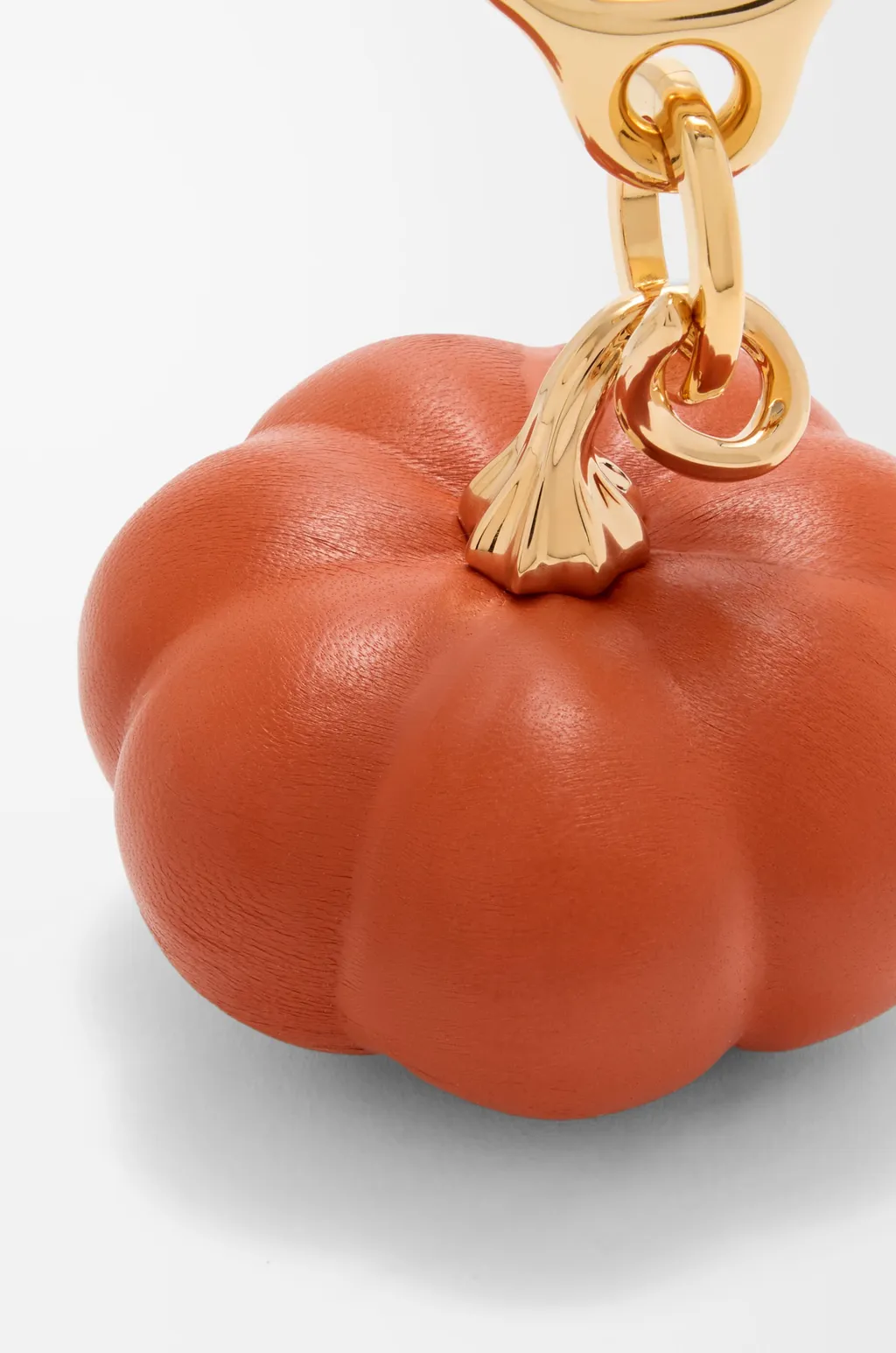 Pumpkin Charm In Lambskin