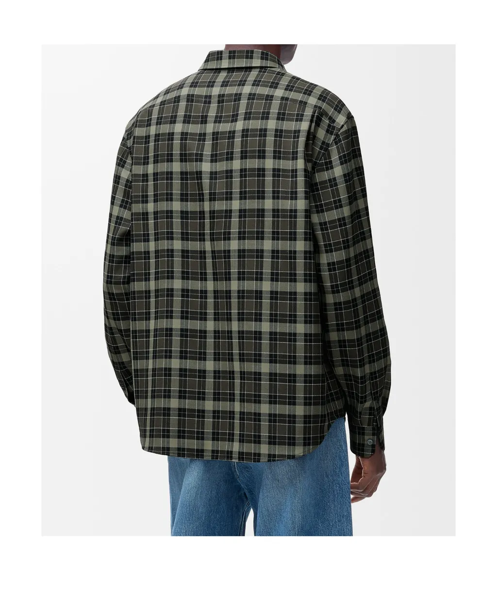 Checked Long-Sleeved Shirt