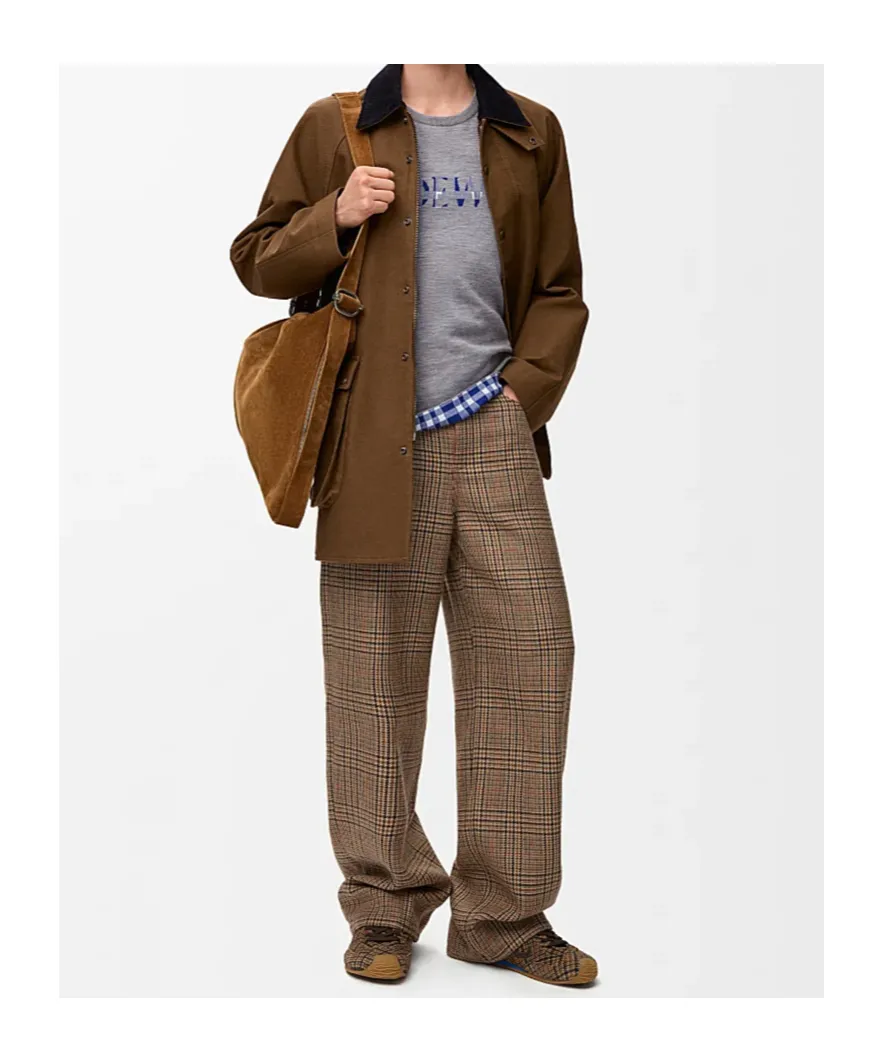 Trapeze Snap Buttoned Jacket