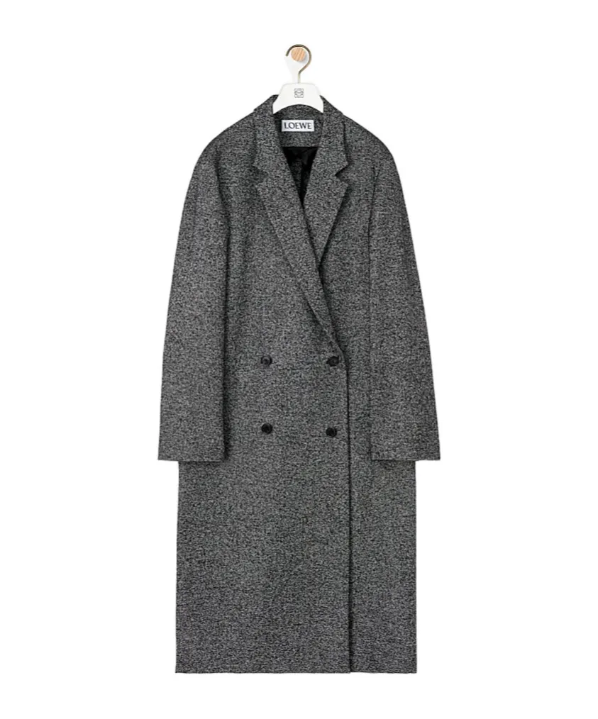Double-Breasted Mid-Length Coat