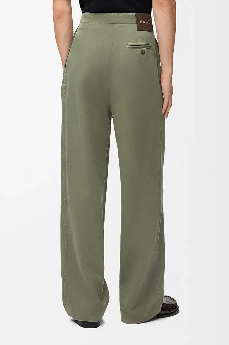 Loose Fit Belted Trousers