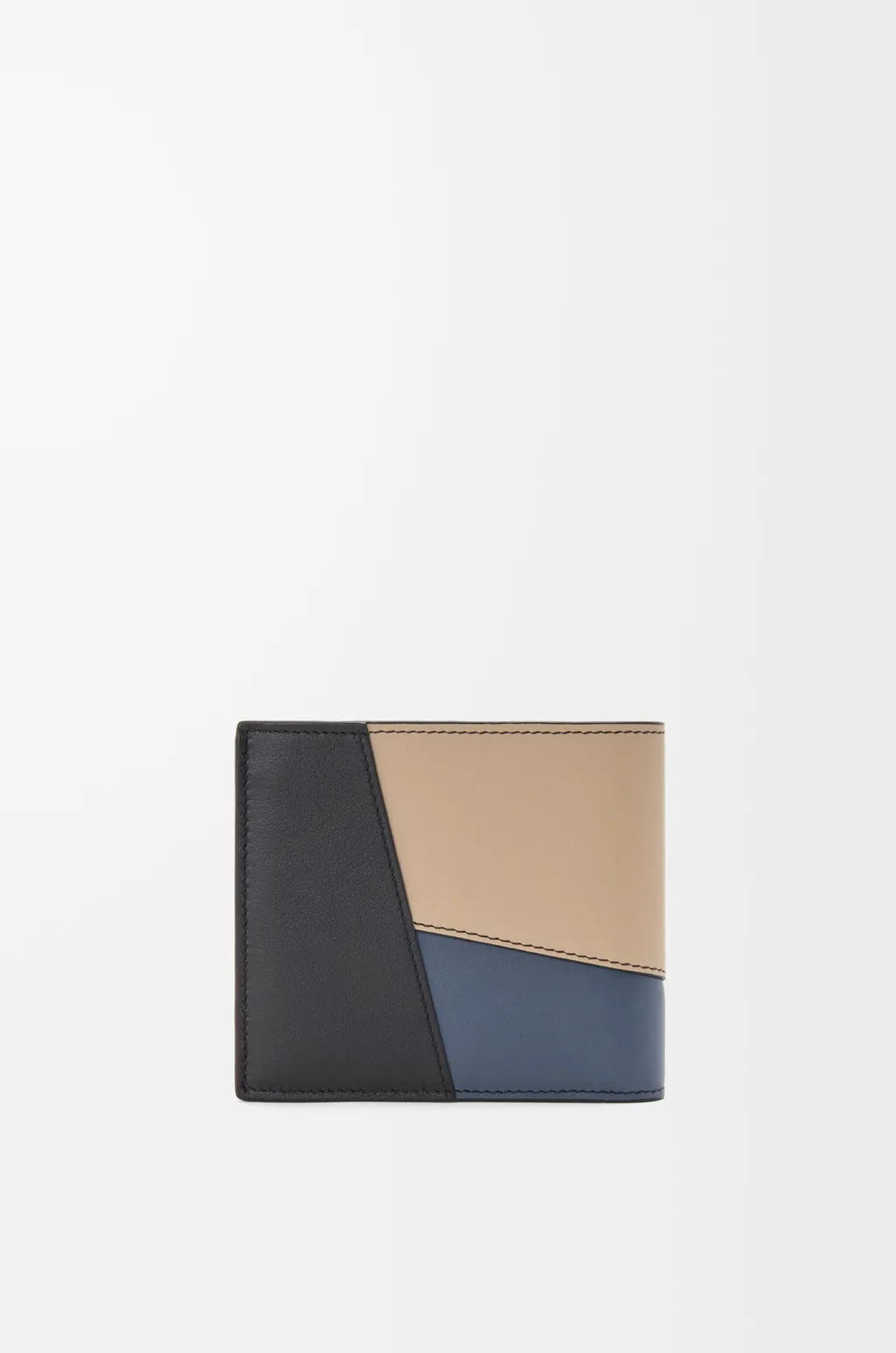 Puzzle Bifold Coin Wallet In Classic Calfskin