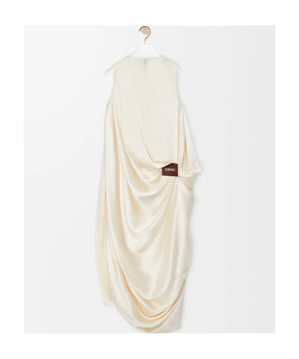 Draped Dress In Silk