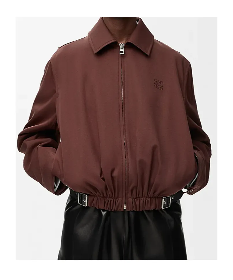 Gathered Front Belted Jacket