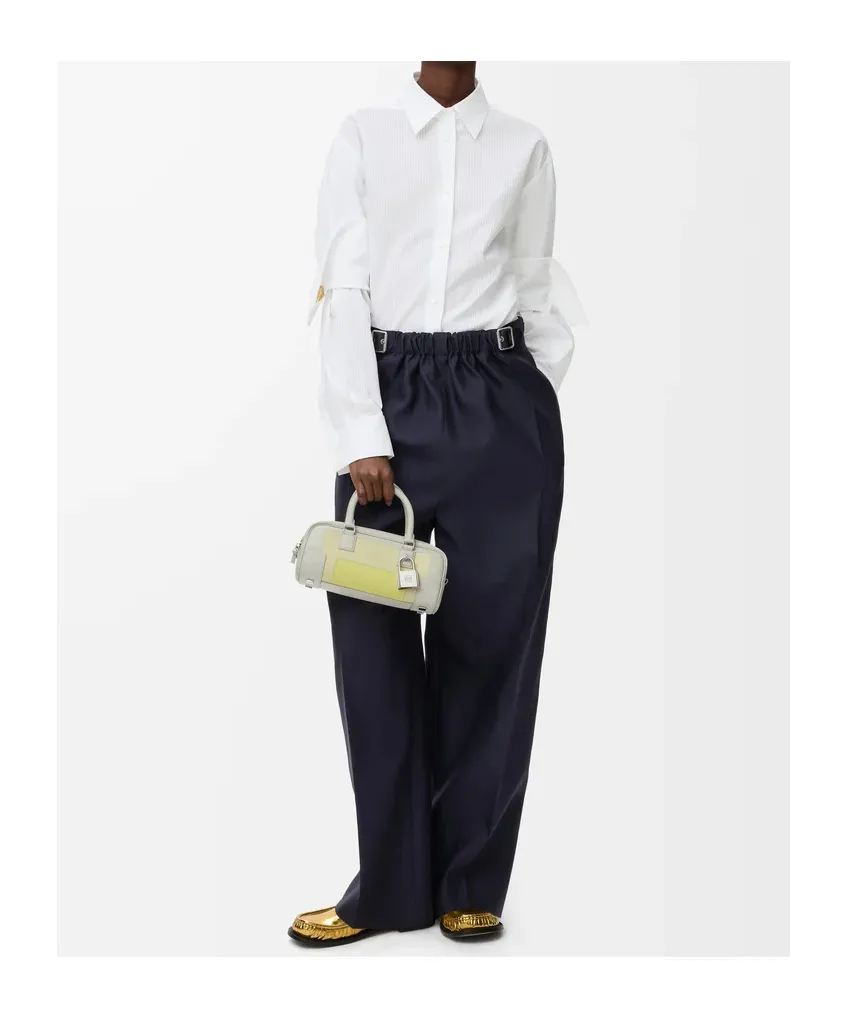 Double Layer Sleeve Poplin Shirt