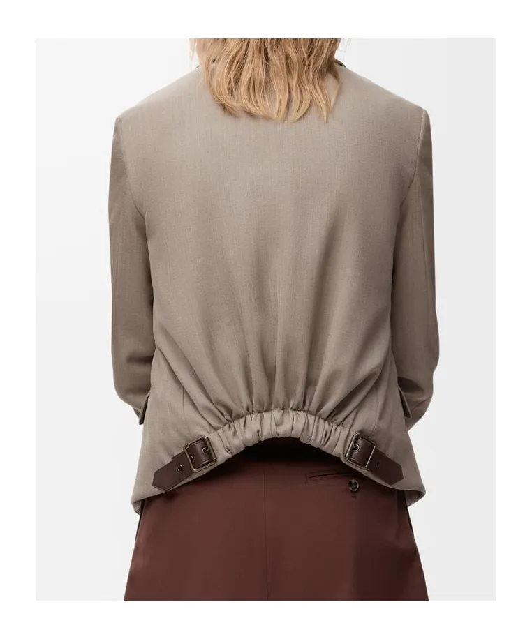 Single-Breasted Tailored Jacket