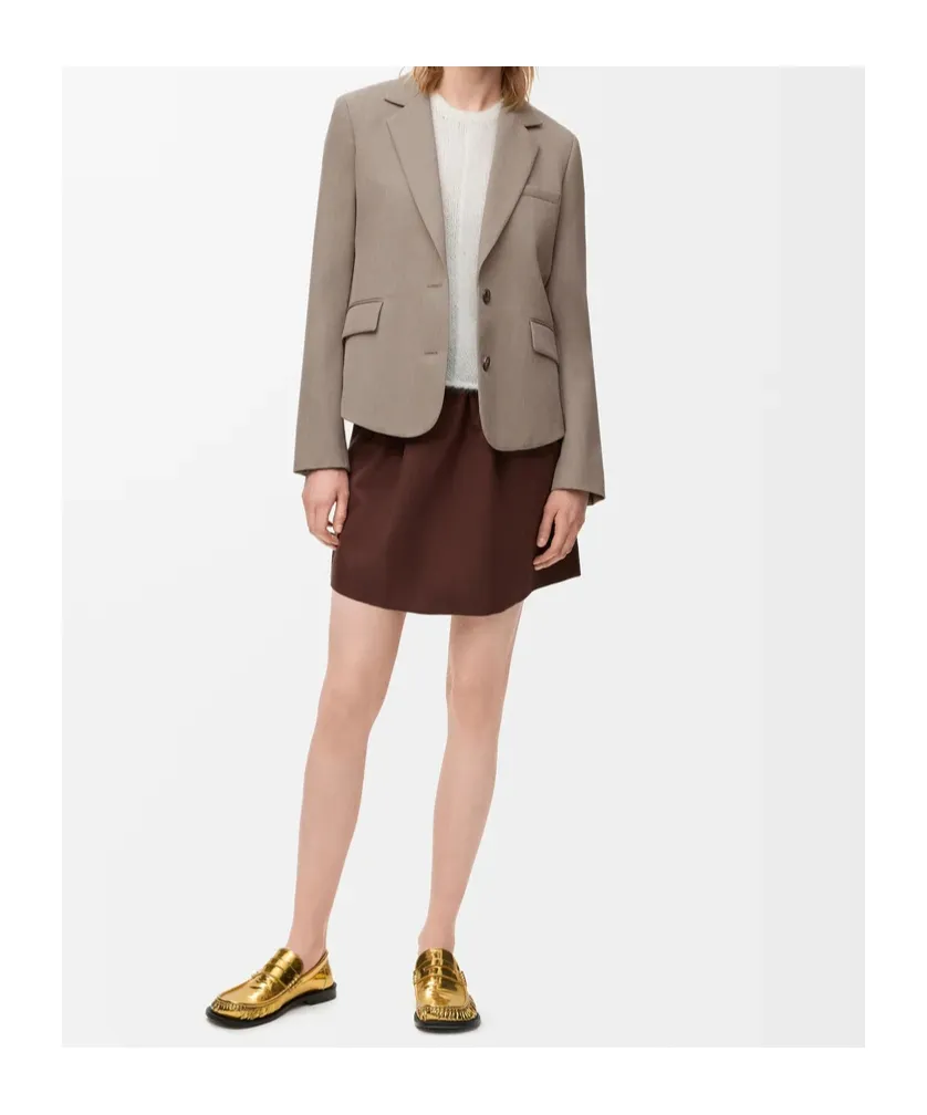 Single-Breasted Tailored Jacket