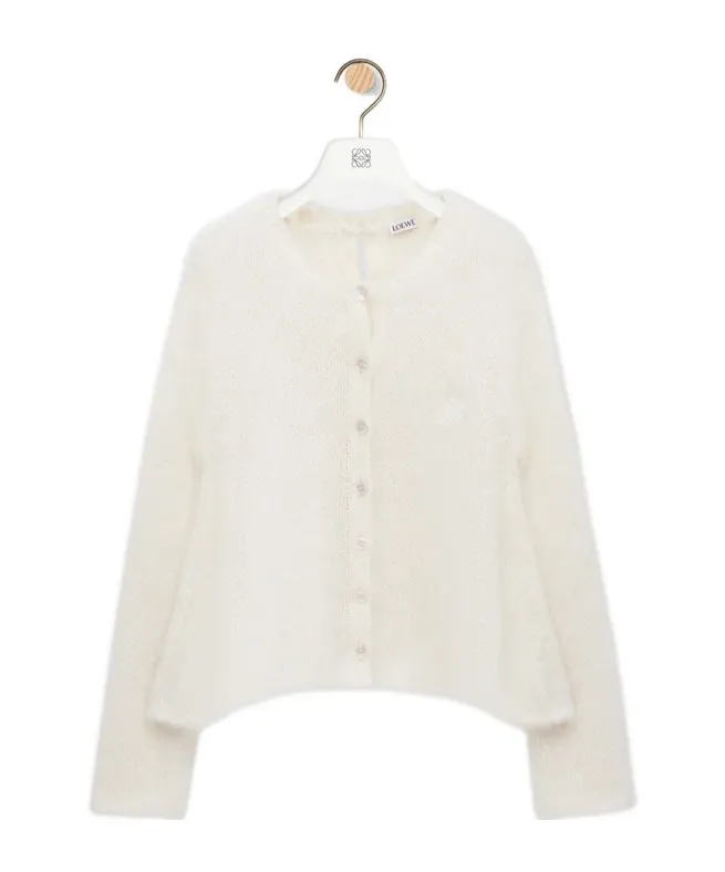 Anagram Embroidered Cardigan