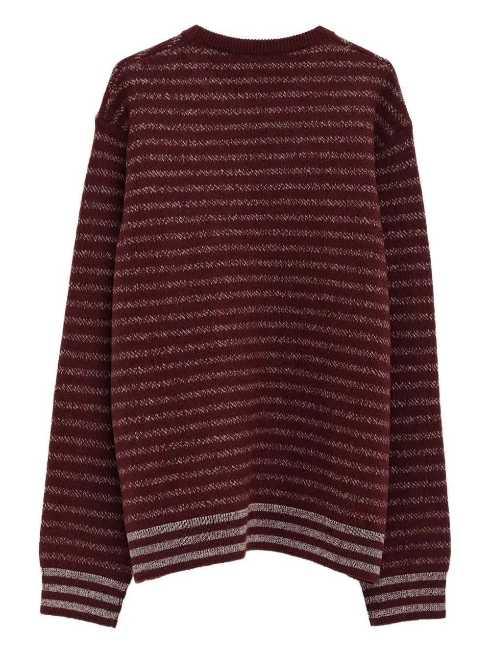 Blurred Effect Striped Jumper
