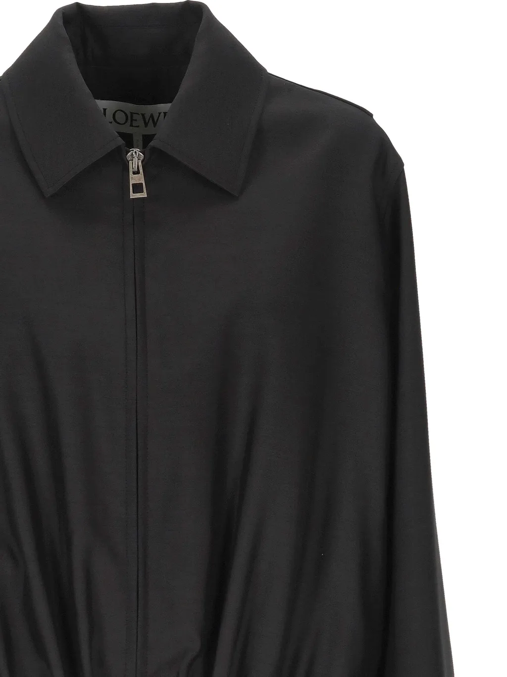 Belted Zip-Up Jacket