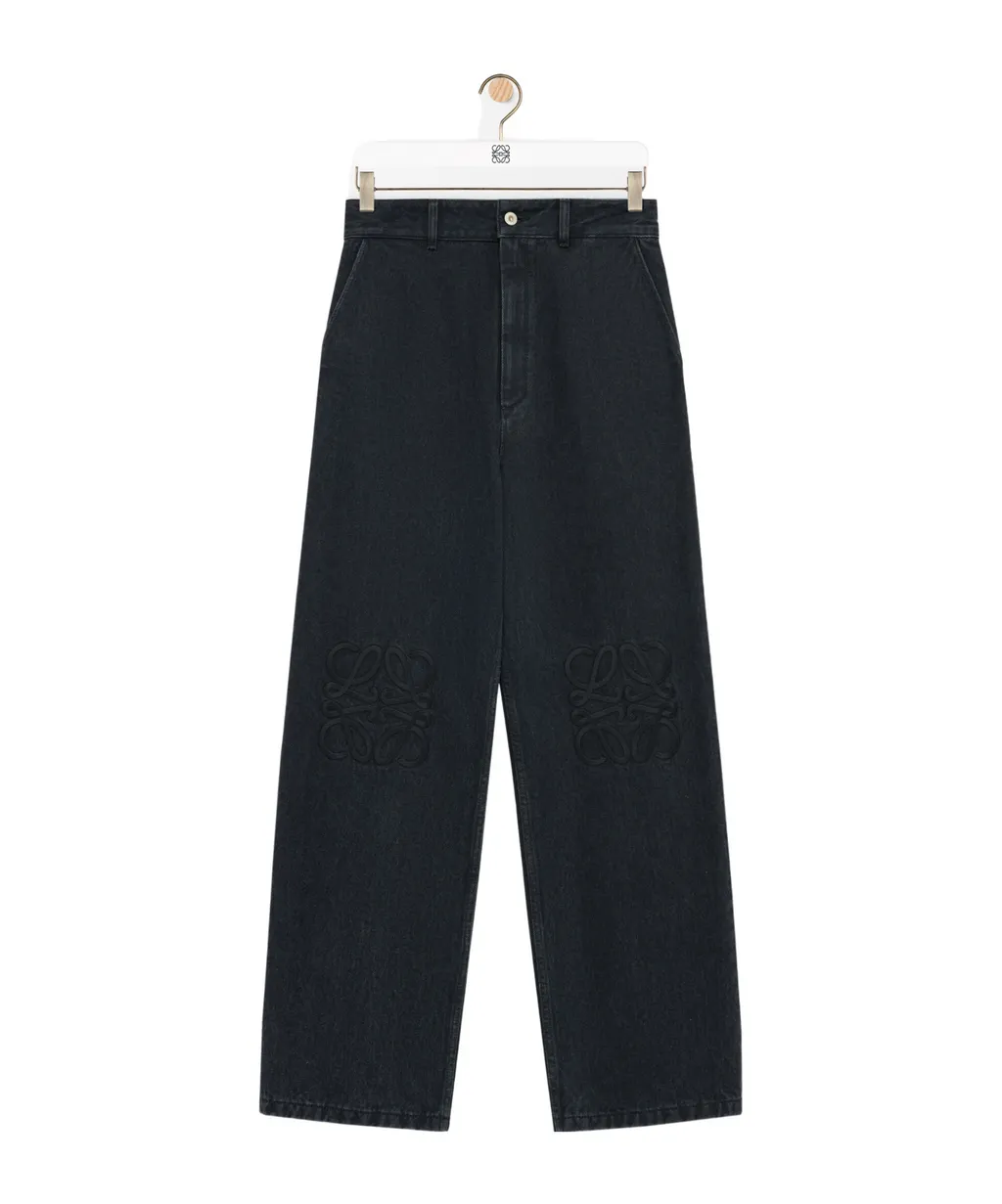Anagram Embroidered Jeans