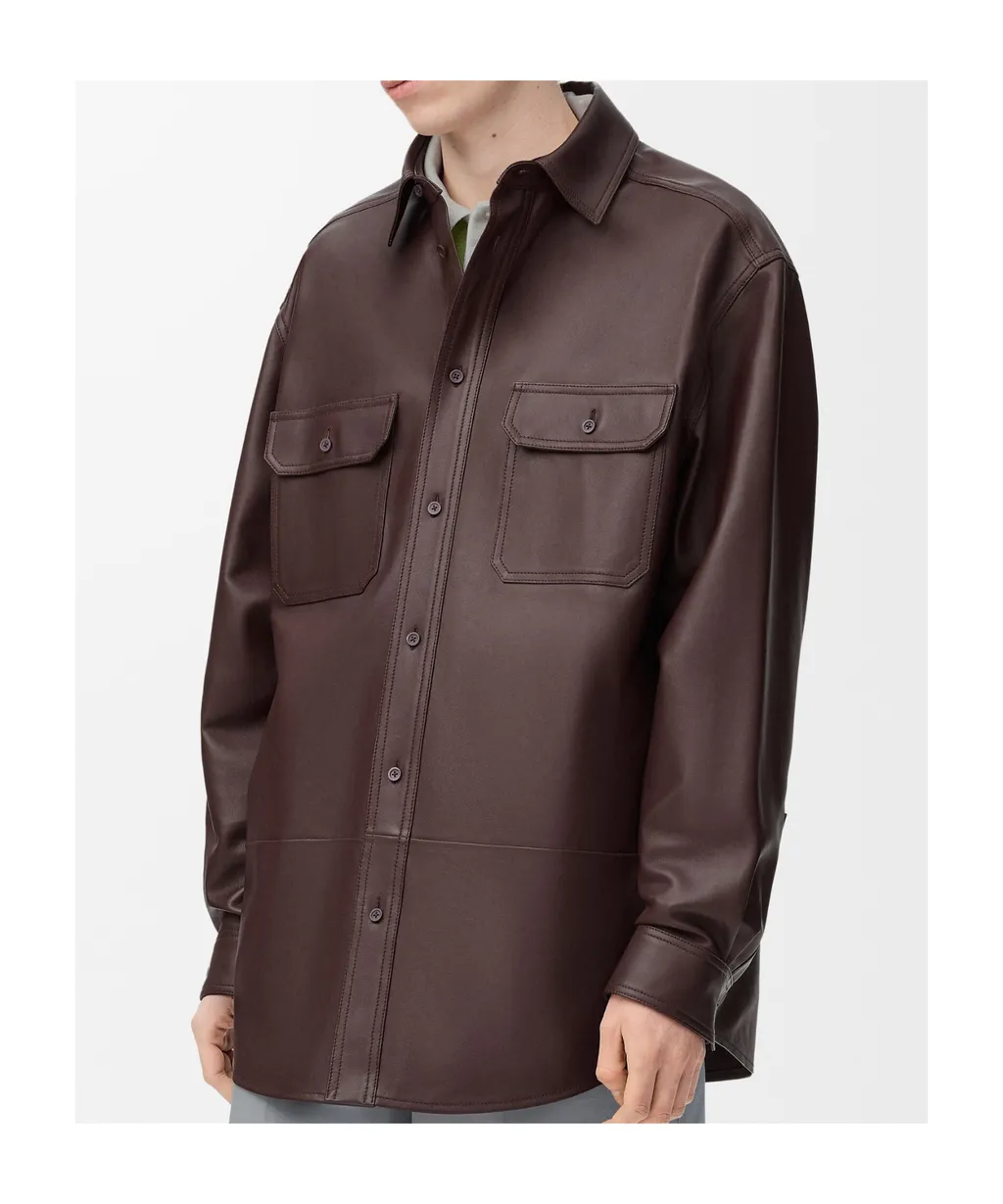Overshirt In Nappa Lambskin