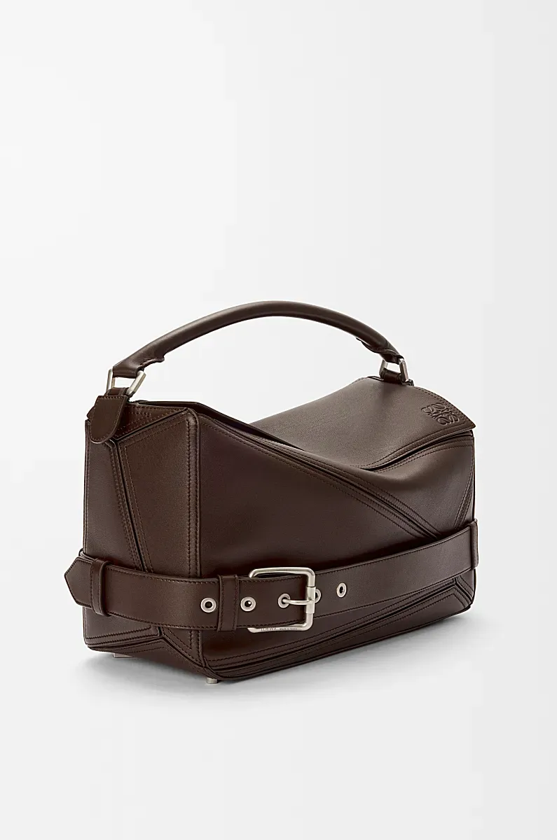 Large Puzzle Biker Shoulder Bag