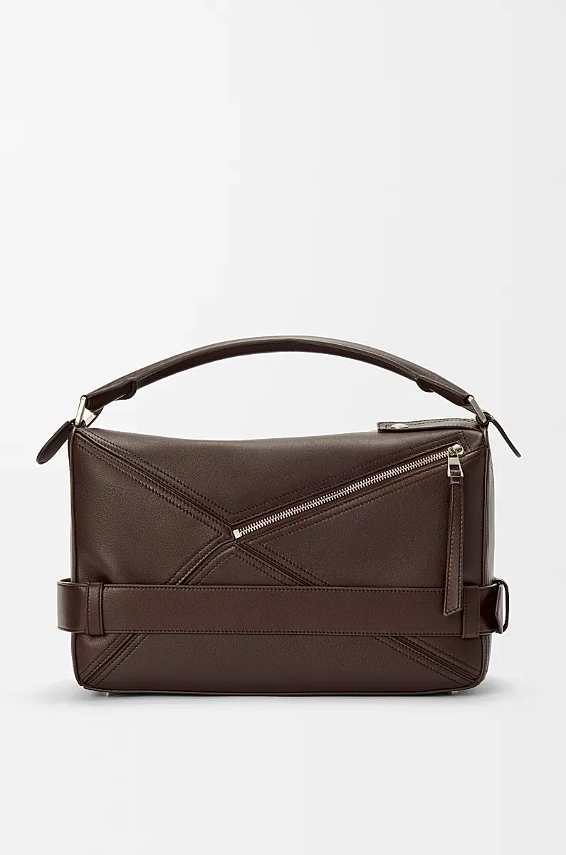 Large Puzzle Biker Shoulder Bag