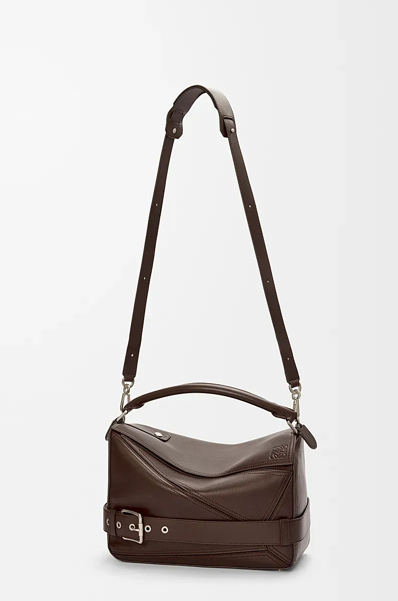 Large Puzzle Biker Shoulder Bag