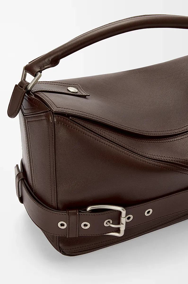 Large Puzzle Biker Shoulder Bag