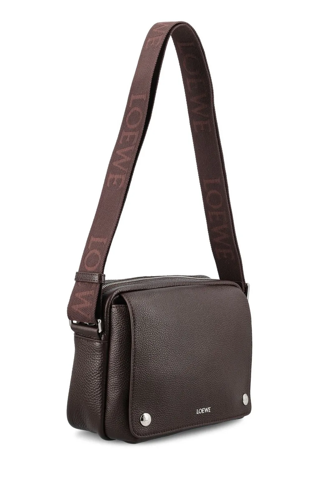 Logo Printed Xs Messenger Bag