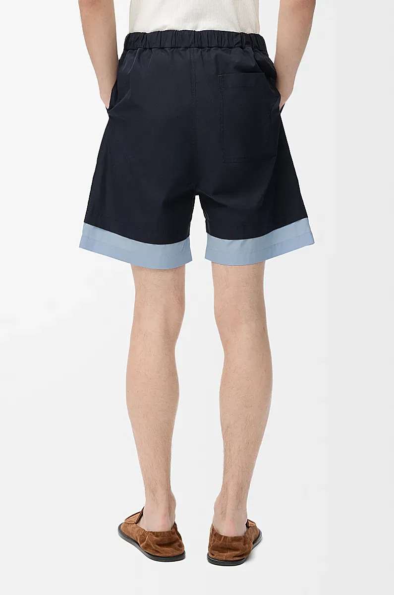 Elastic-Waistband Shorts