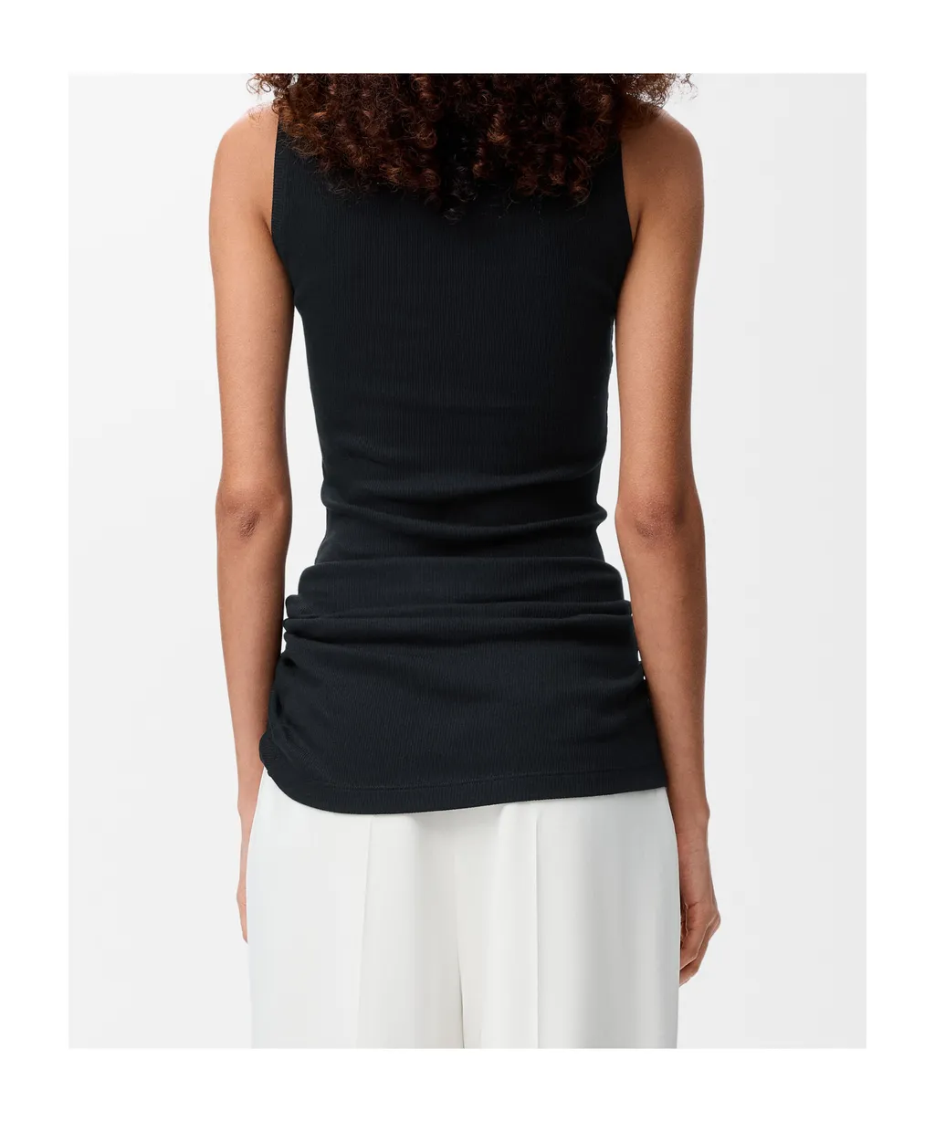 Asymmetric Draped Tank Top