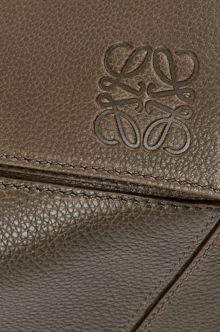 Large Puzzle Leather Tote Bag