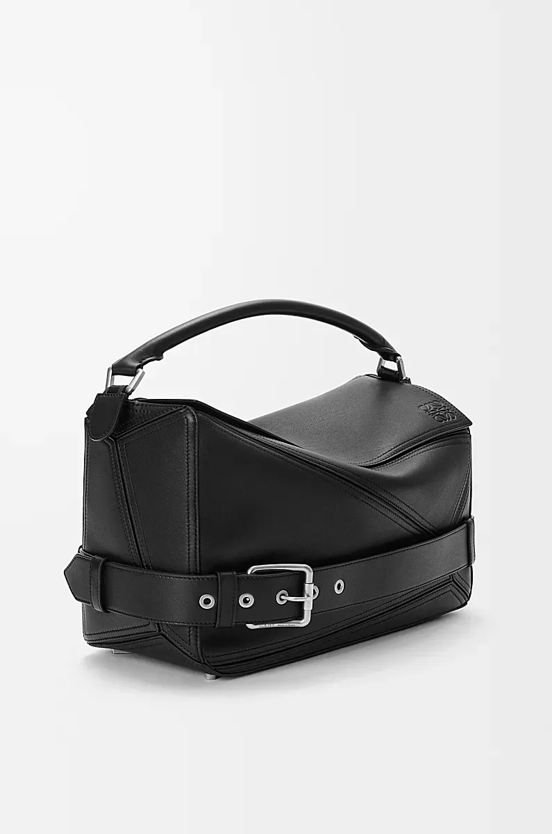 Large Puzzle Biker Shoulder Bag