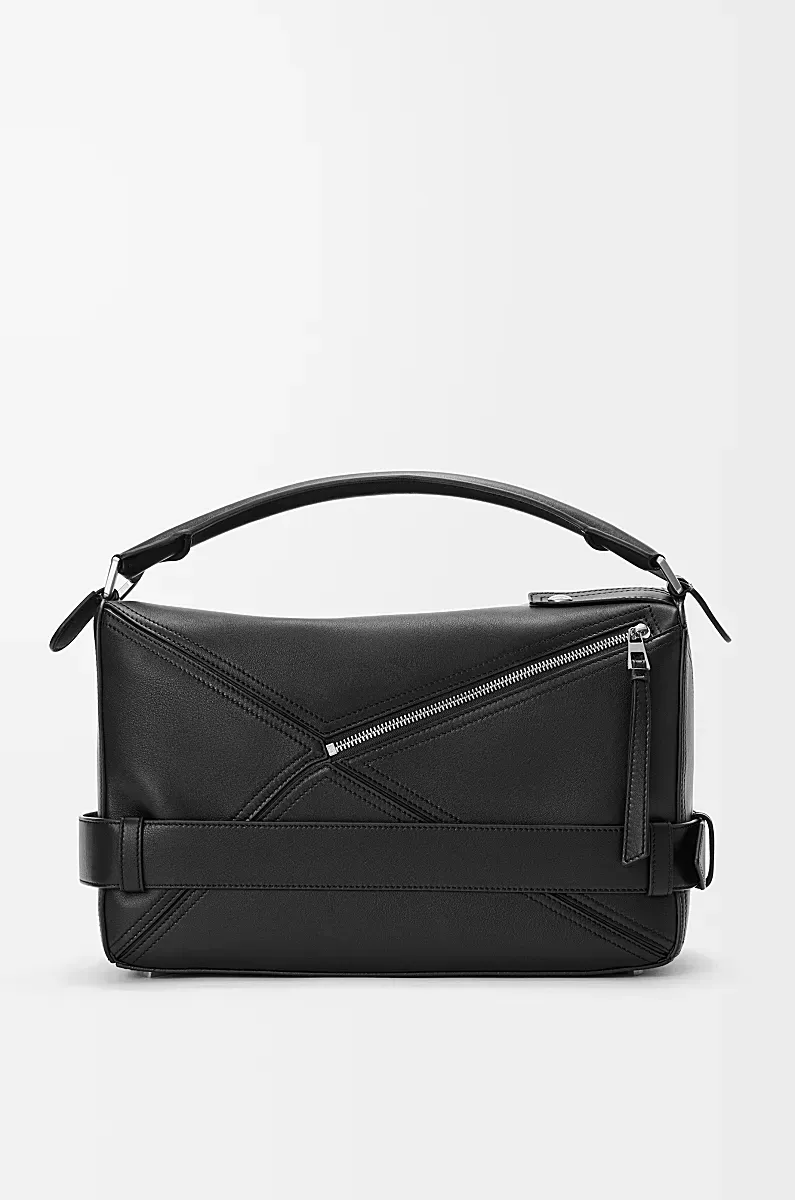 Large Puzzle Biker Shoulder Bag