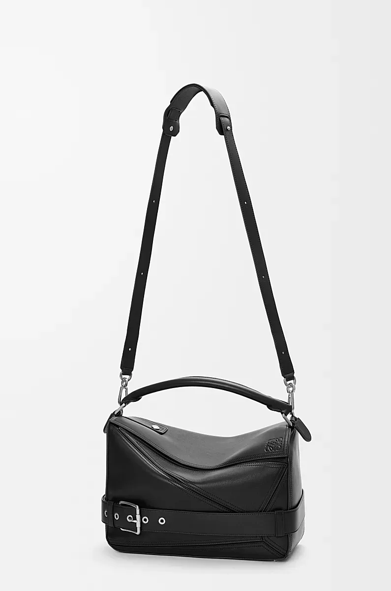 Large Puzzle Biker Shoulder Bag