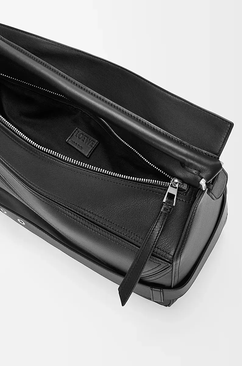 Large Puzzle Biker Shoulder Bag
