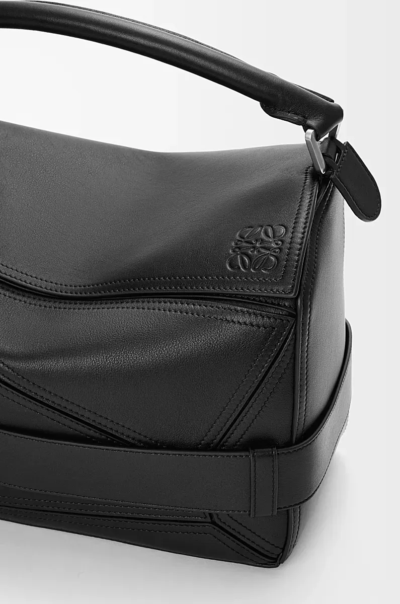Large Puzzle Biker Shoulder Bag