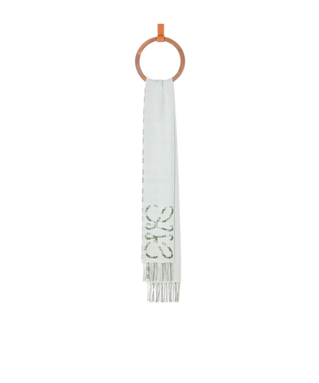 Anagram Scarf In Silk And Cashmere
