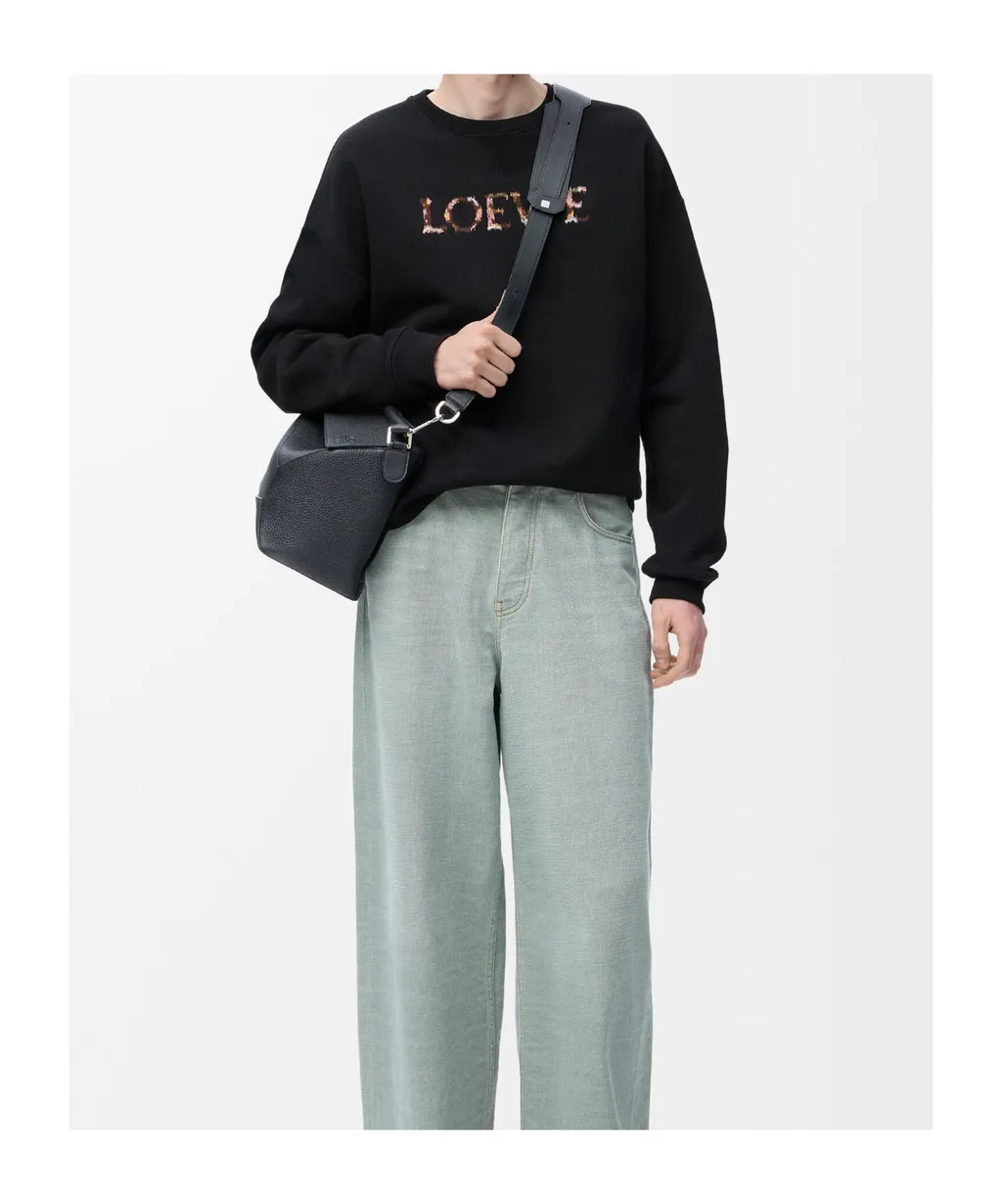 Logo Embroidered Crewneck Sweatshirt