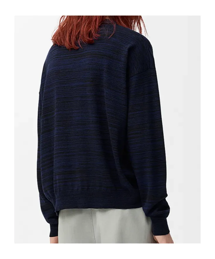 Lapel Long Sleeve Sweater
