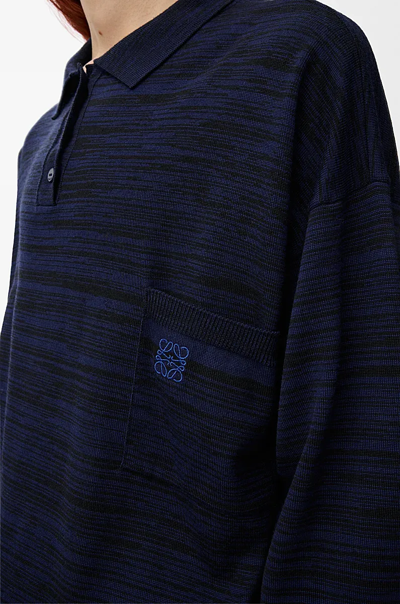 Lapel Long Sleeve Sweater