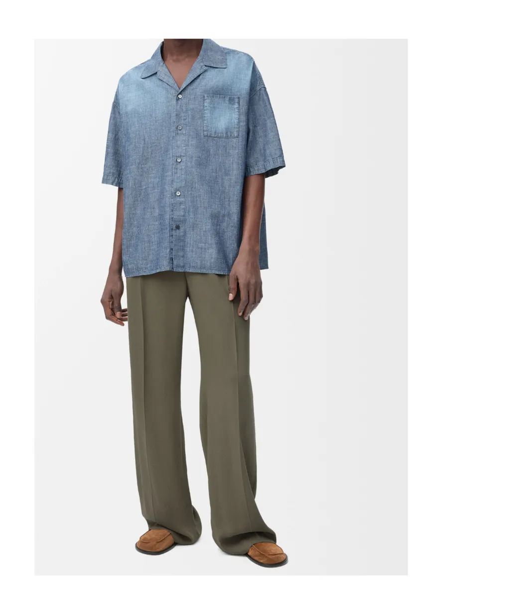 Pleated Drawstring Trousers